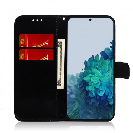 Samsung Galaxy S21 5G Leatherette Case Mirror Cover