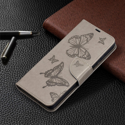 Case Samsung Galaxy S21 Ultra 5G Butterflies in Flight with Strap