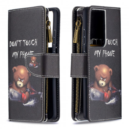 Samsung Galaxy S21 Ultra 5G Zipped Pocket Bear Case