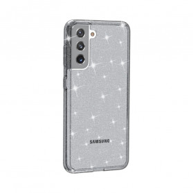 Samsung Galaxy S21 5G Clear Glitter Case