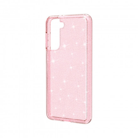 Samsung Galaxy S21 5G Clear Glitter Case