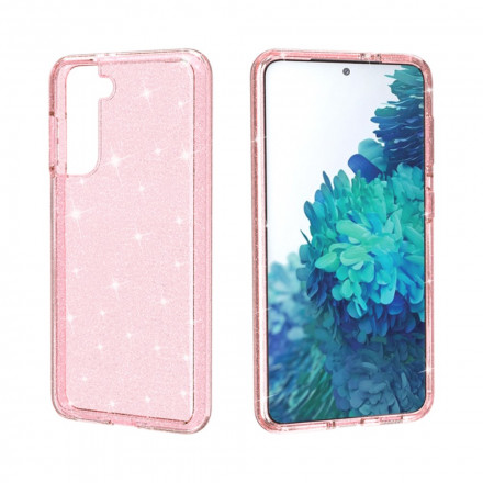 Samsung Galaxy S21 5G Clear Glitter Case