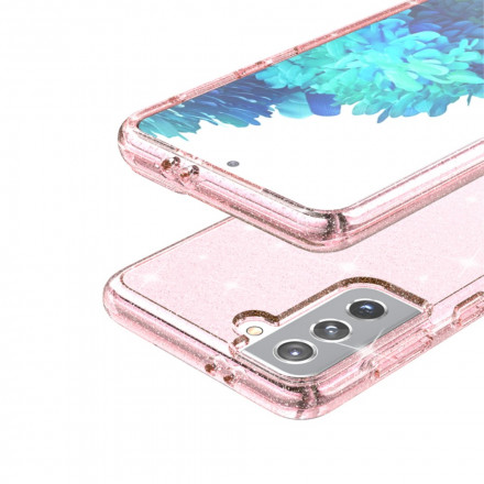 Samsung Galaxy S21 5G Clear Glitter Case