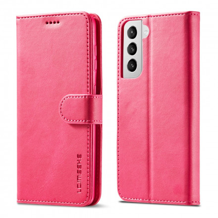 Cover Samsung Galaxy S21 5G LC.IMEEKE Effet Cuir