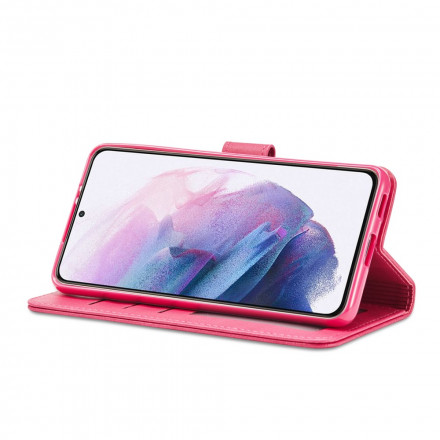 Cover Samsung Galaxy S21 5G LC.IMEEKE Effet Cuir