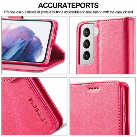 Cover Samsung Galaxy S21 5G LC.IMEEKE Effet Cuir