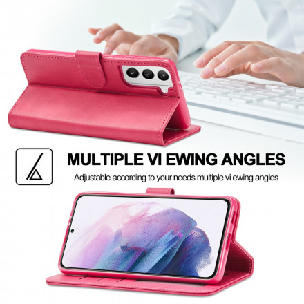Cover Samsung Galaxy S21 5G LC.IMEEKE Effet Cuir