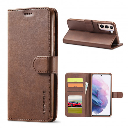 Cover Samsung Galaxy S21 5G LC.IMEEKE Effet Cuir