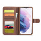 Cover Samsung Galaxy S21 5G LC.IMEEKE Effet Cuir