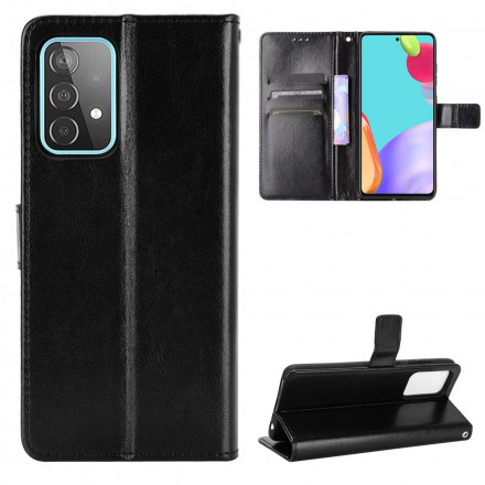 Cover Samsung Galaxy A72 5G Simili Cuir Flashy