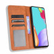 Flip Cover Samsung Galaxy A72 5G Leather Effect Vintage Styled