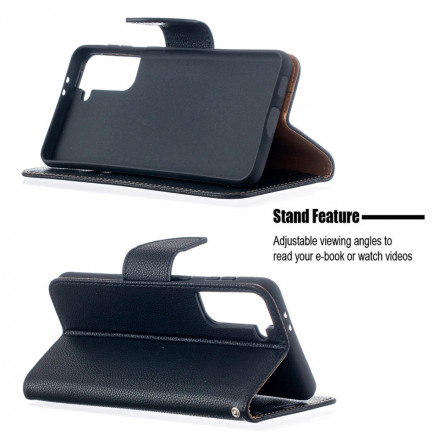 Case Samsung Galaxy S21 Plus 5G Lychee Oblique Flap