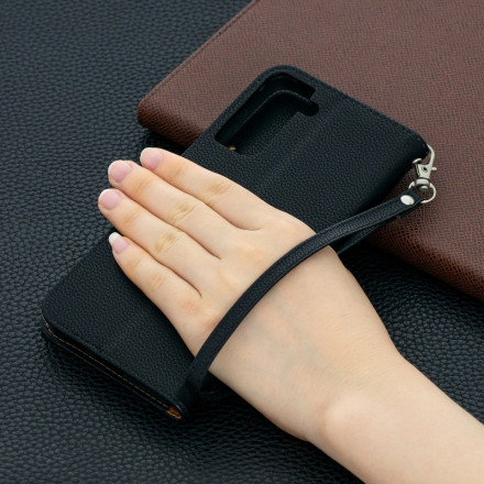 Case Samsung Galaxy S21 Plus 5G Lychee Oblique Flap