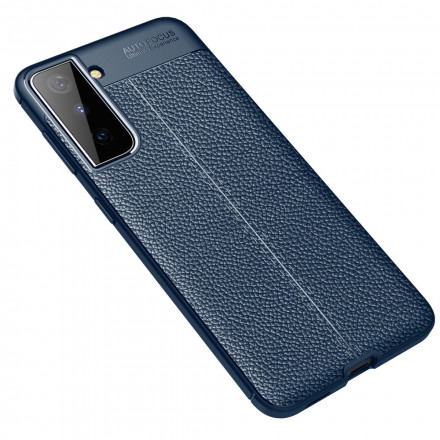 Samsung Galaxy S21 Plus 5G Leather Case Lychee Effect Double Line