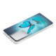 Case Samsung Galaxy S21 Ultra 5G Papillon Bleu Fluorescent