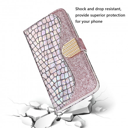 Cover Samsung Galaxy S21 Ultra 5G Croco Diamants