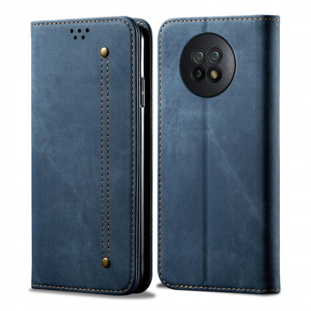 Flip Cover Xiaomi Redmi Note 9 5G / Redmi Note 9T 5G Jeans Fabric