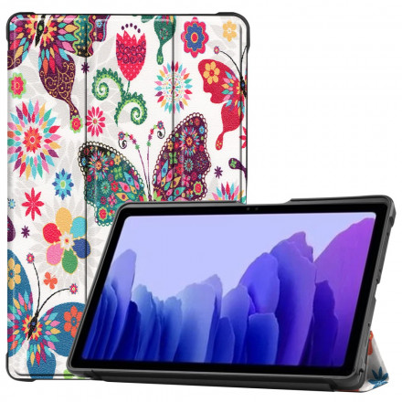 Smart Case Samsung Galaxy Tab A7 (2020) Reinforced Butterflies and Flowers