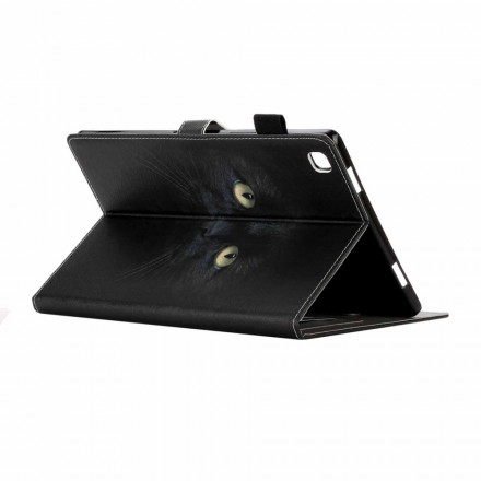 Samsung Galaxy Tab A7 (2020) Case Cat Eyes Black