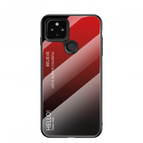 Google Pixel 5 Cover Tempered Glass Hello
