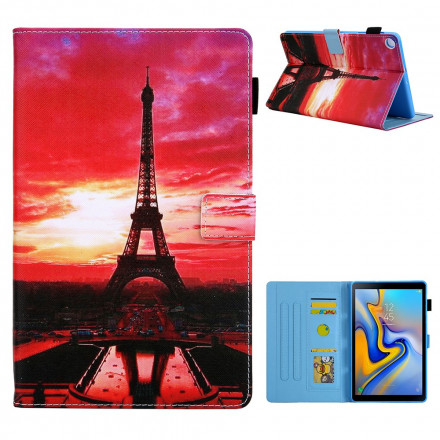 Cover Samsung Galaxy Tab A7 (2020) Sunset Tour Eiffel