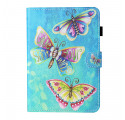 Cover Samsung Galaxy Tab A7 (2020) Papillons Multicolores