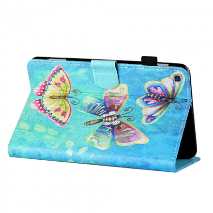 Cover Samsung Galaxy Tab A7 (2020) Papillons Multicolores