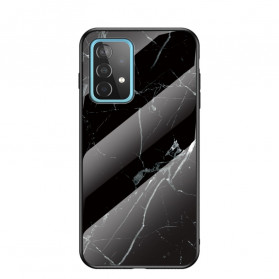 Samsung Galaxy A52 5G Tempered Glass Case Marble Colors