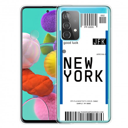 Case Samsung Galaxy A52 5G Boarding Pass to New York