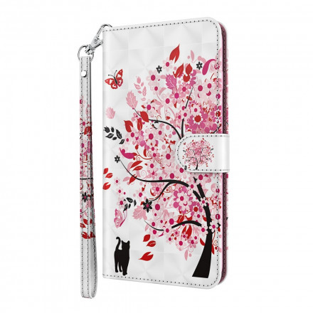 Cover Samsung Galaxy MA32 5G Light Spot Arbre Rose