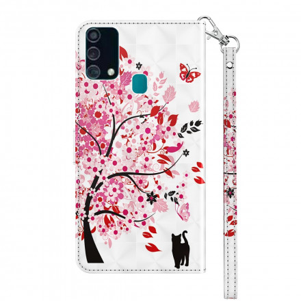 Cover Samsung Galaxy MA32 5G Light Spot Arbre Rose