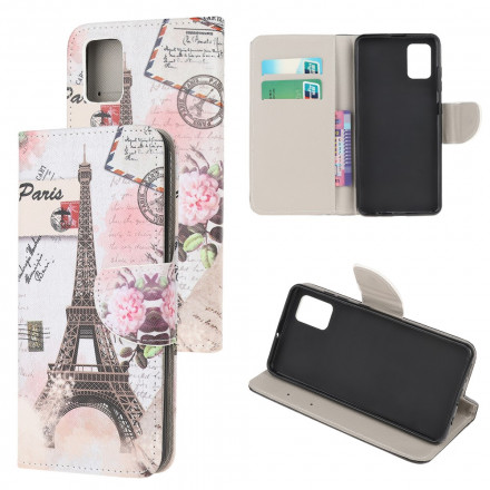 Cover Samsung Galaxy A32 5G Tour Eiffel Rétro