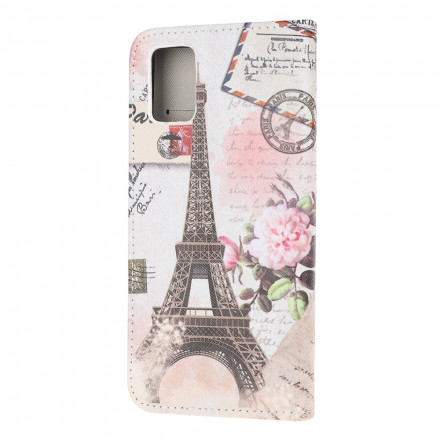 Cover Samsung Galaxy A32 5G Tour Eiffel Rétro