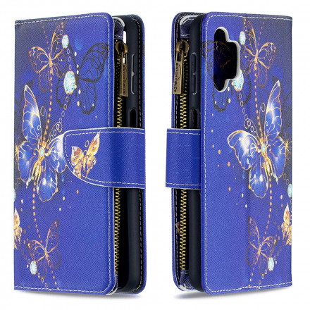 Samsung Galaxy A32 5G Zipped Pocket Butterflies Case