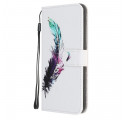 Samsung Galaxy A32 5G Feather Strap Case