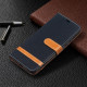 Xiaomi Redmi 9A Fabric and Leather effect case with strap