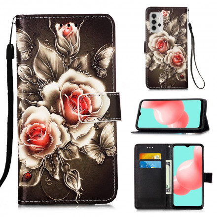 Case Samsung Galaxy A32 5G Golden Roses