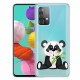 Case Samsung Galaxy A32 5G Transparent Panda Sad