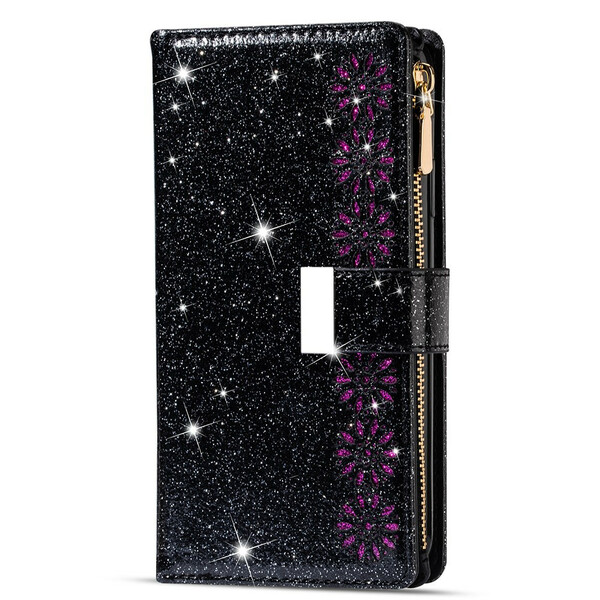 Case Samsung Galaxy A42 5G Glitter Wallet Zip