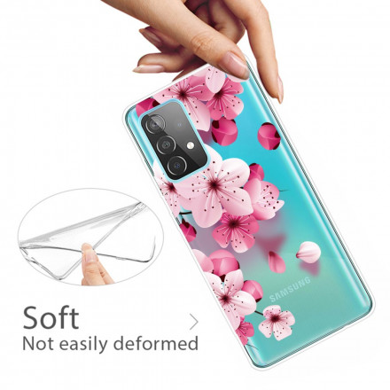 Case Samsung Galaxy A52 5G Small Pink Flowers