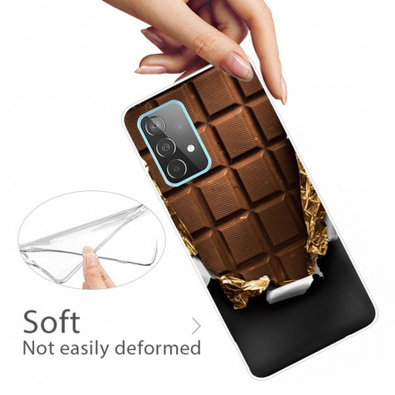 Case Samsung Galaxy A32 5G Flexible Chocolat