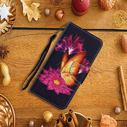Cover Samsung Galaxy A32 5G Papillon et Lotus