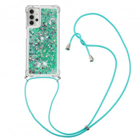 Samsung Galaxy A32 5G Glitter Case with Lanyard