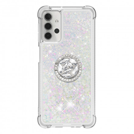 Samsung Galaxy A32 5G Glitter Case with Stand Ring