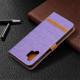 Case Samsung Galaxy A32 5G Fabric and Leather effect with strap