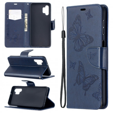 Case Samsung Galaxy A32 5G Butterflies in Flight with Strap
