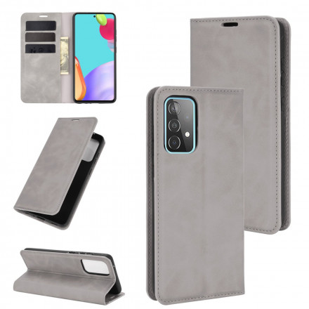 Flip Cover Samsung Galaxy A52 5G Effet Cuir Douceur