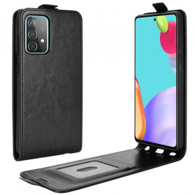 Cover Samsung Galaxy A52 5G Rabat Vertical Effet Cuir
