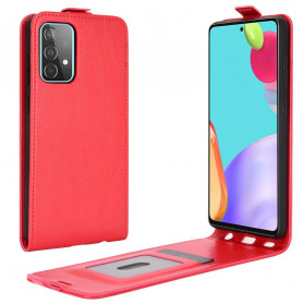 Cover Samsung Galaxy A52 5G Rabat Vertical Effet Cuir