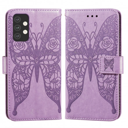 Case Samsung Galaxy A32 5G Butterflies Flower Pattern